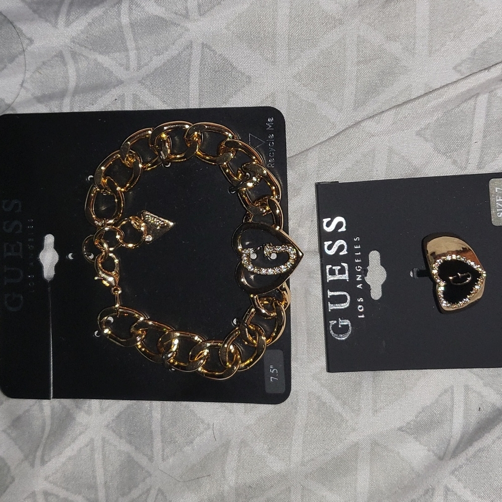GUESS jewelry gold set
